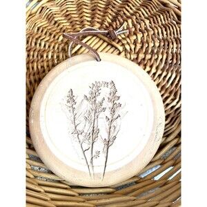 Goldenrod Wall Hanging Botanical Impression Earthy Cottage Decor